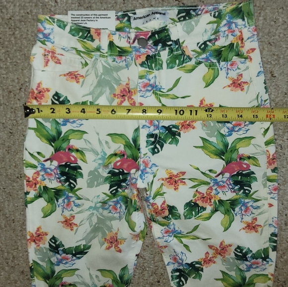 NEW American Apparel Floral Pencil Pants - Picture 3 of 7
